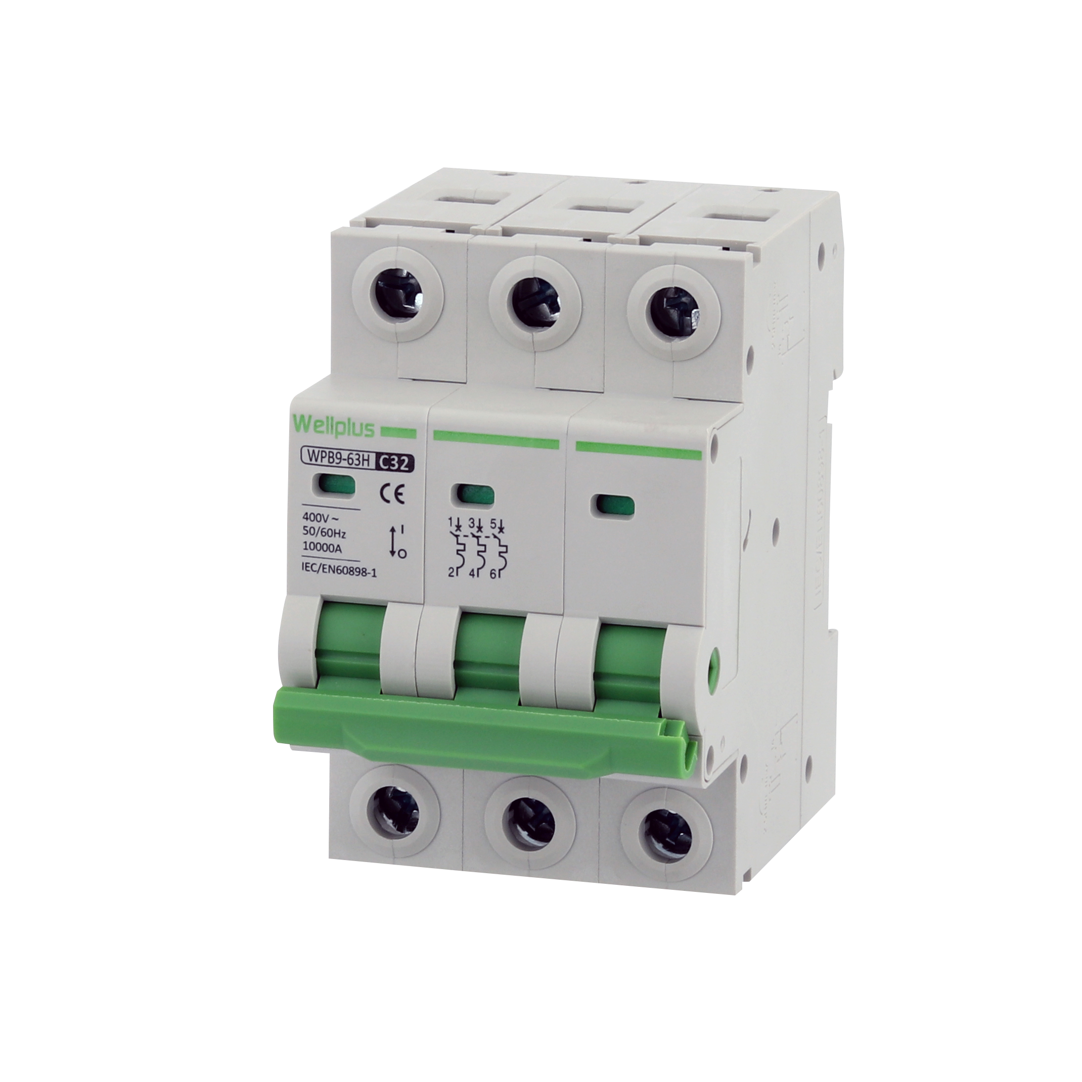 WPB9-63H 10kA High Breaking Capacity MCB
