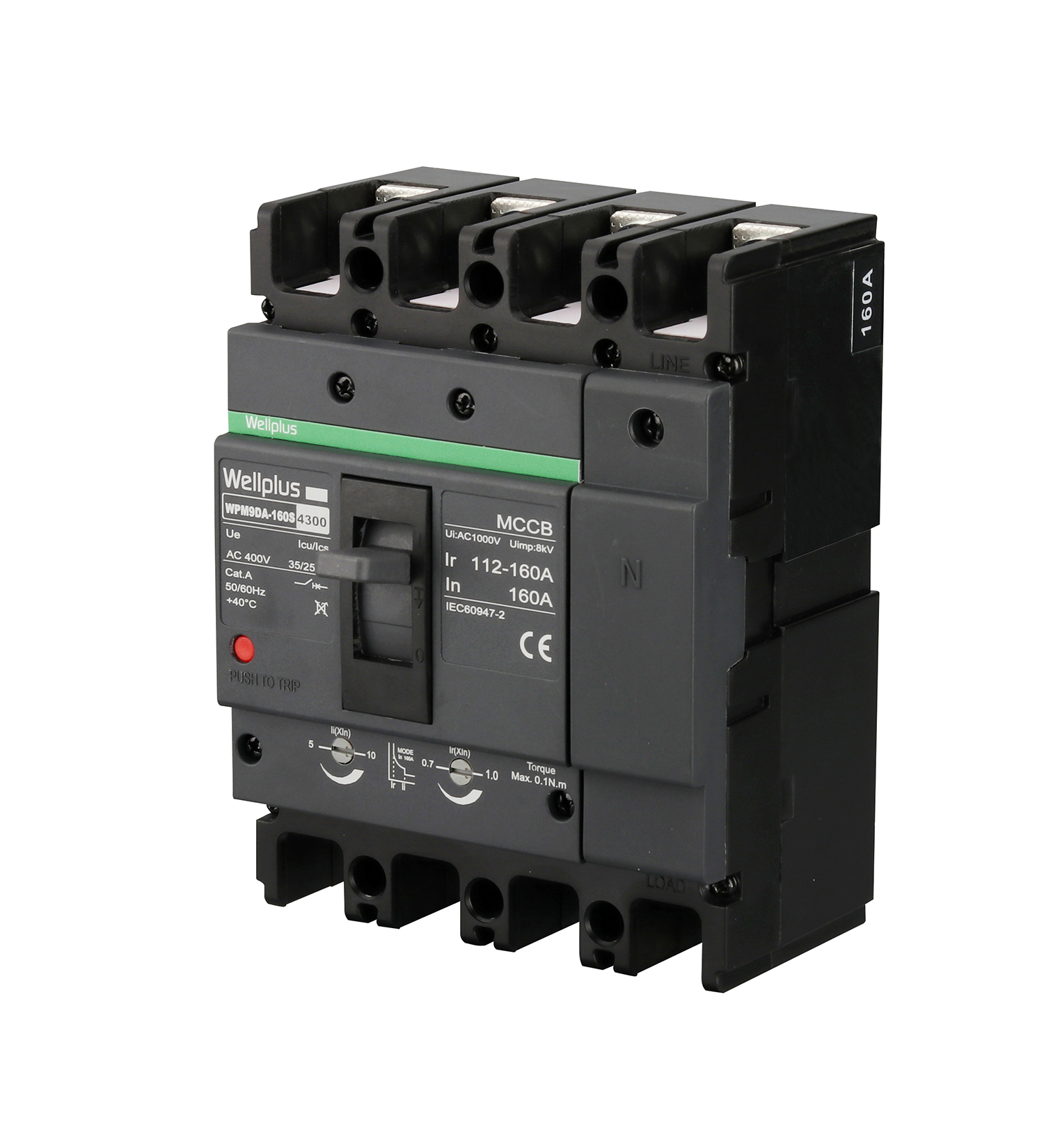 WPM9SA, WPM9DA Thermal Magnetic Adjustable Circuit Breaker
