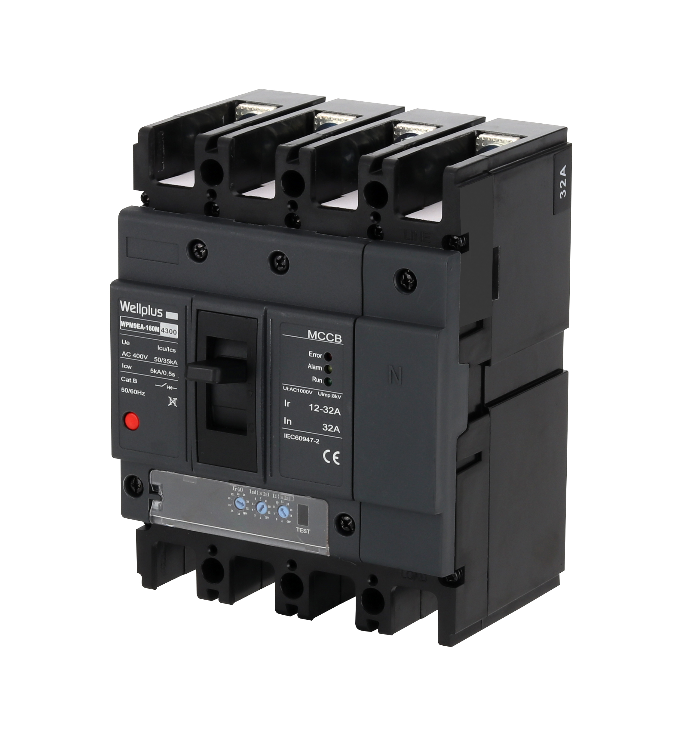 WPM9EA Electronic Adjustable MCCB